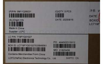 Lenovo 5M11Q56031 C-Cover with keyboard, Switzerland, Deep Black, FingerPrint Reader, WWAN, UK