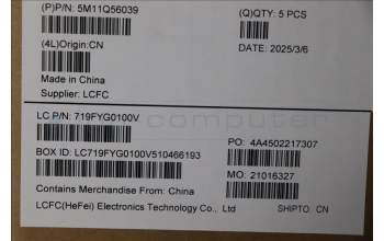 Lenovo 5M11Q56039 C-Cover with keyboard, Arabic, Deep Black, FingerPrint Reader, WWAN, US