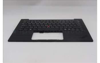 Lenovo 5M11Q56042 C-Cover with keyboard, Bulgarian, Deep Black, FingerPrint Reader, WWAN, UK