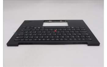 Lenovo 5M11Q56054 C-Cover with keyboard, Hungarian, Deep Black, FingerPrint Reader, WWAN, UK