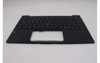 Lenovo 5M11Q56065 C-Cover with keyboard, Slovenian, Deep Black, FingerPrint Reader, WWAN, UK