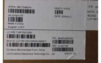 Lenovo 5M11Q56074 C-Cover with keyboard, Ukraine, Deep Black, FingerPrint Reader, WWAN, US