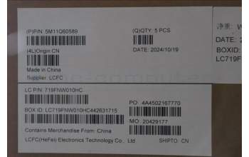 Lenovo 5M11Q60589 C-Cover with keyboard, Czech Slovakian, Black, Backlight, UK