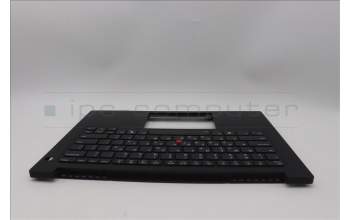 Lenovo 5M11Q60621 C-Cover with keyboard, Greek, Black, Backlight, US