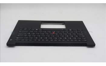 Lenovo 5M11Q60652 C-Cover with keyboard, Norwegian, Black, Backlight, UK