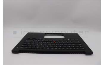 Lenovo 5M11Q60663 C-Cover with keyboard, Russian, Black, Backlight, US