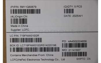 Lenovo 5M11Q60679 C-Cover with keyboard, Switzerland, Black, Backlight, UK