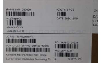 Lenovo 5M11Q60699 MECH_ASM BL KB BK UK CHY