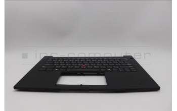 Lenovo 5M11Q60717 C-Cover with keyboard, Arabic, Black, Backlight, US