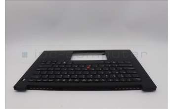 Lenovo 5M11Q60763 C-Cover with keyboard, English, Black, Backlight, US