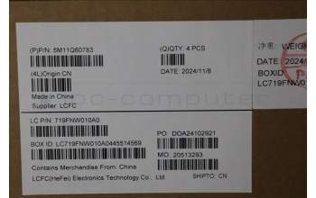 Lenovo 5M11Q60783 MECH_ASM BL KB BK SC EURO ENG SRX