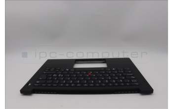 Lenovo 5M11Q60843 C-Cover with keyboard, Nordic, Black, Backlight, UK