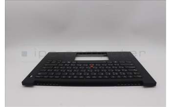 Lenovo 5M11Q60851 C-Cover with keyboard, Russian, Black, Backlight, US