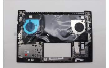 Lenovo 5M11Q60861 C-Cover with keyboard, Spanish, Black, Backlight, Smart Card Reader, UK