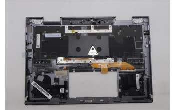Lenovo 5M11R38930 C-Cover with keyboard, Danish, Luna Grey, FingerPrint Reader, WLAN, UK