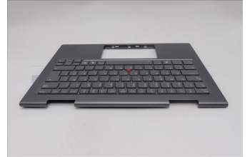 Lenovo 5M11R38930 C-Cover with keyboard, Danish, Luna Grey, FingerPrint Reader, WLAN, UK