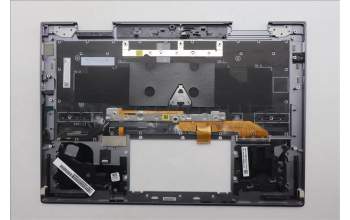 Lenovo 5M11R38938 C-Cover with keyboard, French, Luna Grey, FingerPrint Reader, WLAN, US