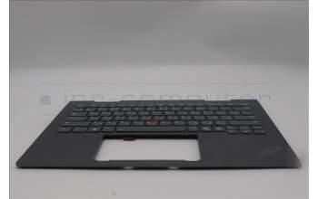 Lenovo 5M11R39453 C-Cover with keyboard, Russian, Luna Grey, FingerPrint Reader, WWAN, US