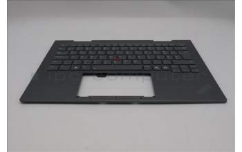 Lenovo 5M11R39510 C-Cover with keyboard, Hungarian, Luna Grey, FingerPrint Reader, WWAN, UK