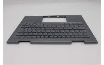 Lenovo 5M11R39529 C-Cover with keyboard, Portuguese, Luna Grey, FingerPrint Reader, WWAN, UK