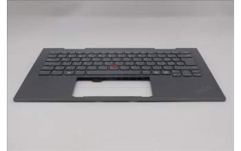 Lenovo 5M11R39540 C-Cover with keyboard, Switzerland, Luna Grey, FingerPrint Reader, WWAN, UK