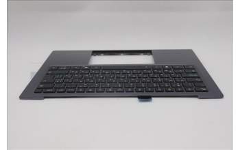 Lenovo 5M11R87930 C-Cover with keyboard, Bulgarian, Black/Grey, FingerPrint Reader, WLAN, UK