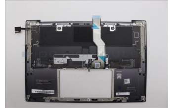 Lenovo 5M11R87933 C-Cover with keyboard, US English, Black/Grey, FingerPrint Reader, WLAN, US