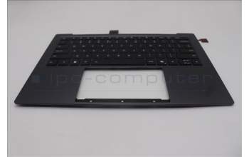 Lenovo 5M11R87935 C-Cover with keyboard, US English Euro, Black/Grey, FingerPrint Reader, WLAN, US