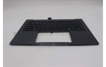 Lenovo 5M11R87939 C-Cover with keyboard, Greek, Black/Grey, FingerPrint Reader, WLAN, US