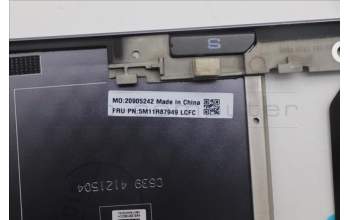 Lenovo 5M11R87949 C-Cover with keyboard, Nordic, Black/Grey, FingerPrint Reader, WLAN, UK