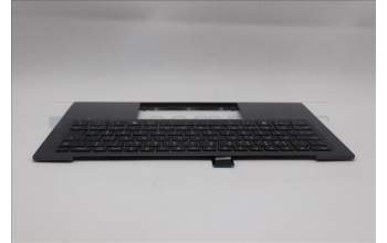 Lenovo 5M11R87950 C-Cover with keyboard, Portuguese, Black/Grey, FingerPrint Reader, WLAN, UK