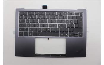 Lenovo 5M11R87954 C-Cover with keyboard, Swedish/Finnish, Black/Grey, FingerPrint Reader, WLAN, UK