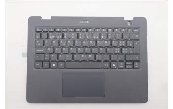 Lenovo 5M11R91274 C-Cover with keyboard, Switzerland, Luna Grey, Non-Backlight, World Face Camera, UK