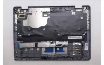 Lenovo 5M11R91292 C-Cover with keyboard, Czech Slovakian, Luna Grey, Backlight, No World Face Camera, UK