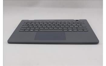 Lenovo 5M11R91380 C-Cover with keyboard, Switzerland, Luna Grey, Backlight, World Face Camera, UK