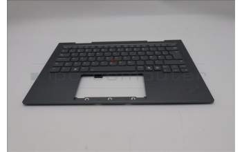 Lenovo 5M11R91416 C-Cover with keyboard, Danish, Grey, Backlight, FingerPrint Reader, UK