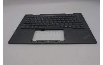 Lenovo 5M11R91527 C-Cover with keyboard, Russian, Grey, Backlight, FingerPrint Reader, WWAN, US