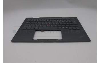 Lenovo 5M11R91534 C-Cover with keyboard, Swedish/Finnish, Grey, Backlight, FingerPrint Reader, WWAN, UK
