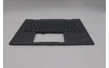 Lenovo 5M11R91536 C-Cover with keyboard, Switzerland, Grey, Backlight, FingerPrint Reader, WWAN, UK