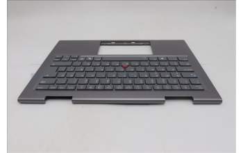 Lenovo 5M11R91541 C-Cover with keyboard, Turkish, Grey, Backlight, FingerPrint Reader, WWAN, UK