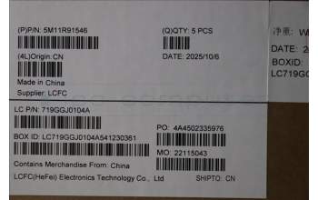 Lenovo 5M11R91546 C-Cover with keyboard, UK English, Grey, Backlight, FingerPrint Reader, WWAN, UK