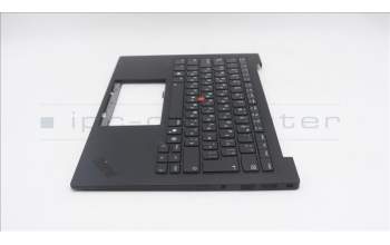 Lenovo 5M11S09537 C-Cover with keyboard, Bulgarian, Black, Backlight, UK