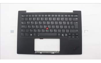 Lenovo 5M11S09537 C-Cover with keyboard, Bulgarian, Black, Backlight, UK