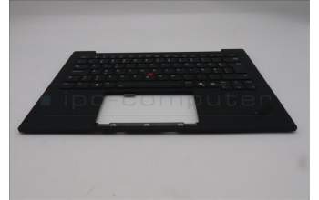 Lenovo 5M11S09546 C-Cover with keyboard, Estonian, Black, Backlight, UK