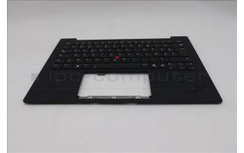 Lenovo 5M11S09550 C-Cover with keyboard, French, Black, Backlight, US