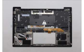 Lenovo 5M11S09551 C-Cover with keyboard, French, Black, Backlight, US