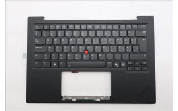 Lenovo 5M11S09560 C-Cover with keyboard, Hungarian, Black, Backlight, UK