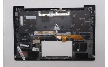 Lenovo 5M11S09565 C-Cover with keyboard, Italian, Black, Backlight, UK