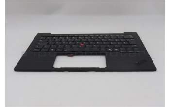 Lenovo 5M11S09565 C-Cover with keyboard, Italian, Black, Backlight, UK