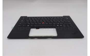Lenovo 5M11S09581 C-Cover with keyboard, Russian, Black, Backlight, US
